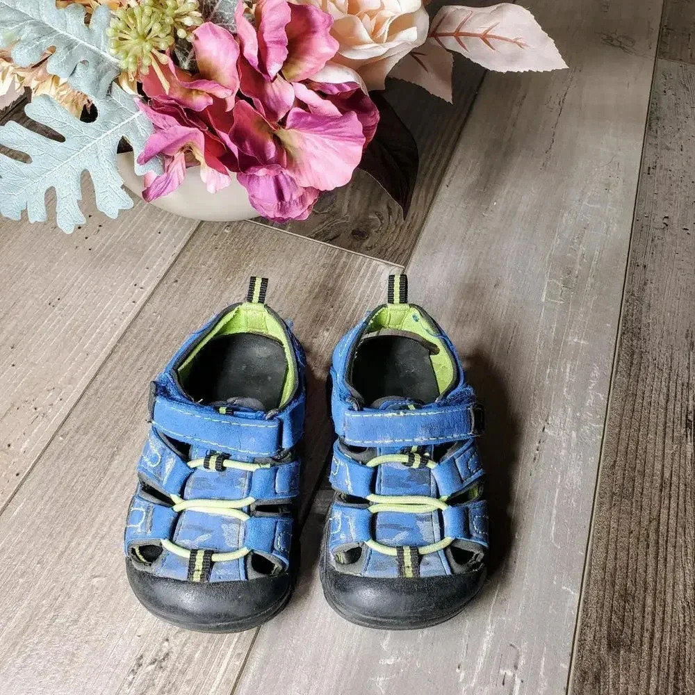 Garanimals Baby Boy Activewear Sports Sandals Blue Camo Size 5 Baby Toddler